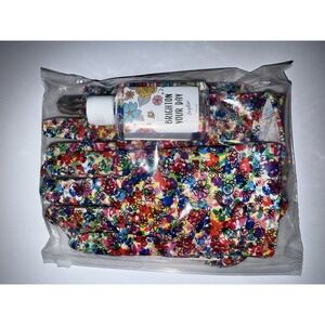 4pc Brighton Fashionista Love Set Gloves Mask Drawstring Pouch Hand Sanitizer‎ P